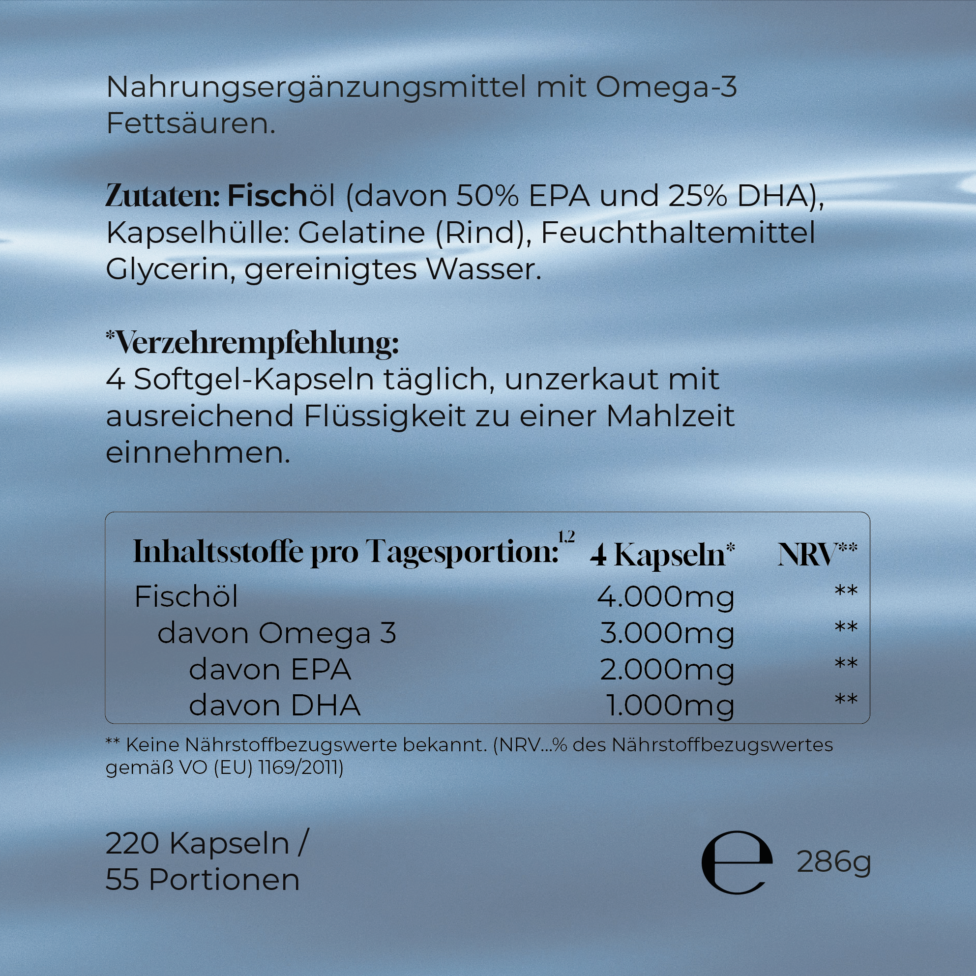 Omega 3 Maxi - Reine Triglycerid-Form aus Fischöl
